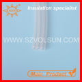 High temp cut-through resistant clear kynar heat shrink tube